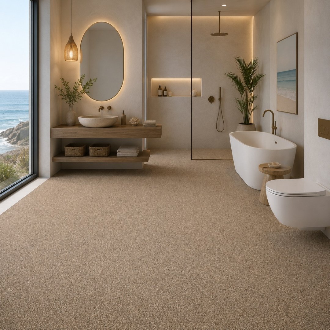 AL 10654 Plain and texture Bathroom Tiles - My Home Studio